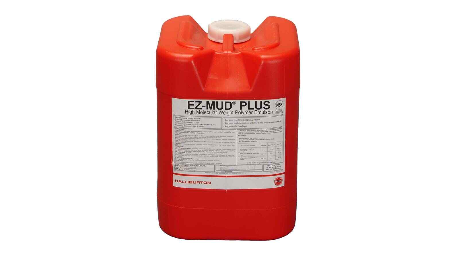 EZ-Mud Plus, Liquid Polymer Emulsion by Baroid, 5 Gal. Container